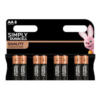 Duracell Simply 8x LR6 AA