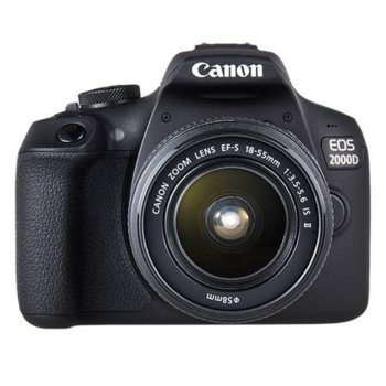 Canon EOS 2000D + обектив + SD карта 64GB