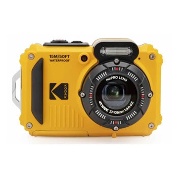 Фотоапарат Kodak PIXPRO WPZ2, 4x оптично увеличение, 16.35 Mpix, 2.7" (6.85cm) LCD дисплей, Wi-Fi, слот за microSD карта, жълт | JAR Computers Kodak PIXPRO WPZ2 Yellow