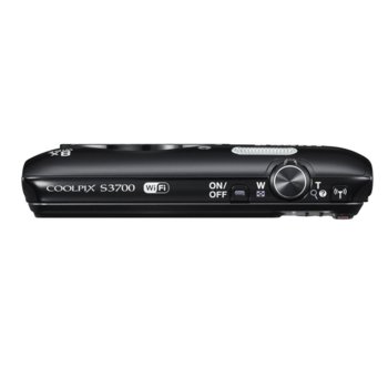 Nikon CoolPix S3700 (Black) + калъф + карта 8GB