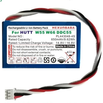 Батерия за уред за почистване на прозорци (заместител), за Xiaomi Hutt DDC55/W66/W55, 650mAh/14.8V | JAR Computers Батерия за Xiaomi Hutt DDC55/W66/W55