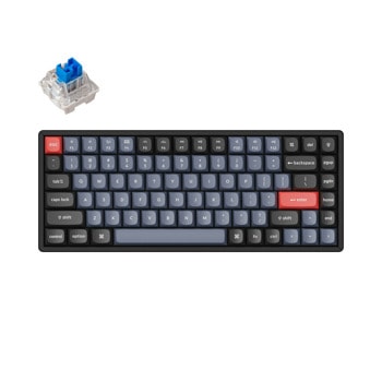 Клавиатура Keychron K2 Pro Hot-Swappable Keychron K Pro Mechanical Blue Switch, RGB Backlight Aluminium Frame, механична, RGB подсветка, мултимедийни бутони, USB, алуминиева рамка, черна | JAR Computers Keychron K2 Pro Keychron K Pro Blue Switch