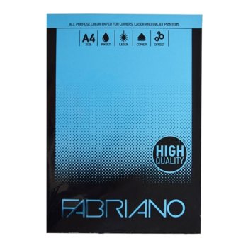 Копирен картон Fabriano, A4, 160 g/m2, тъмносин, 50 листа | JAR Computers Fabriano A4, 160 g/m2, тъмносин, 50 листа