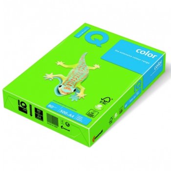 Хартия Mondi IQ Color MA42, A4, 80 g/m2, 500 листа, зелен | JAR Computers Mondi IQ Color Green MA42 A4