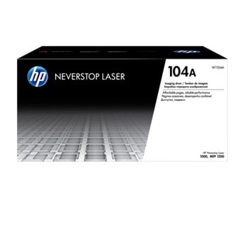 Барабан за HP HP Neverstop Laser 1000a/1000/1000w, Neverstop Laser MFP 1200a/1200n/1200w/1200n/1200w - Black - W1104A - HP - Заб.: 20 000 брой копия | JAR Computers HP 104A Black W1104A
