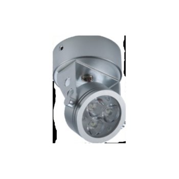 LED спот за монтаж на стена/таван, ORAX LCL-KDR42009-WW-BK, 3W, AC 220V, Топло бяла | JAR Computers LED спот ORAX LCL-KDR42009-WW-BK