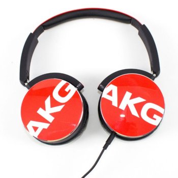 Слушалки AKG Y50, микрофон, сгъваеми, 1.2м откачащ се кабел, червени | JAR Computers AKG Y50RED