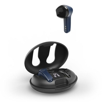 Слушалки Hama Spirit Unchained, безжични, микрофон, Bluetooth, гласови асистенти Google и Siri, ENC шумопотискане, сини | JAR Computers Слушалки Hama Spirit Unchained Blue 184169