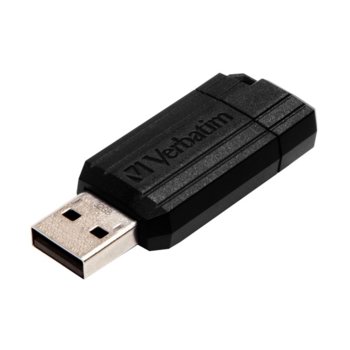 Памет 64GB USB Flash Drive, Verbatim Pinstripe, USB 2.0, черна | JAR Computers Verbatim 64GB USB 2.0 Pinstripe