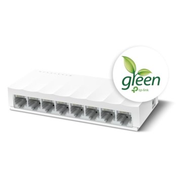Суич TP-Link LS1008, 100Mbps, 8 порта, 8x 10/100 RJ45 | JAR Computers TP-Link LS1008