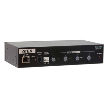 IP управляем контролер за електрозахранване ATEN PE4104G, 4x IEC 320 C13, черен | JAR Computers ATEN PE4104G
