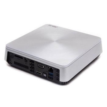 Настолен компютър Asus VivoPC VM40B S081M, дву-ядрен Intel Celeron 1007U 1.5 GHz, 2GB RAM DDR3, 500GB SATA HDD, Intel HD Graphics, Lan1000, Wireless 802.11ac, Card Reader, клавиатура & мишка, вградени колонки, без ОС | JAR Computers ASUS VIVOPC VM40B S081M