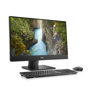 All In One компютър Dell Optiplex 5480 AIO (N001O5480AIO), четириядрен Comet Lake Intel Core i3-10100T 3.0/3.8 GHz, 23.8" (60.45 cm) Full HD IPS Anti-Glare Display, 8GB DDR4, 256GB SSD, 1x USB 3.2 Gen 2 Type-C, клавиатура и мишка, Windows 10 Pro | JAR Computers Dell Optiplex 5480 AIO