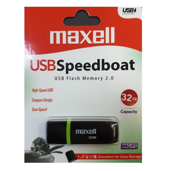 32GB USB Flash, MAXELL Speedboat
