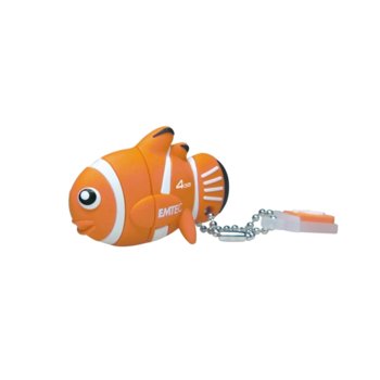 Памет 4GB USB Flash, Emtec, фигурка - рибка | JAR Computers 4GB USB Flash Emtec фигурка - рибка