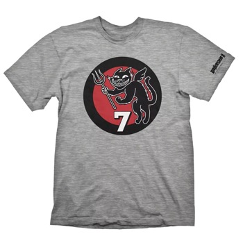 Тениска Wolfenstein Patch T-Shirt Gray, Size S