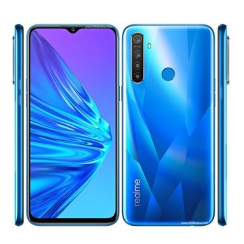 Realme 5 DS, 128GB, 4GB RAM, 4G, Crystal Blue