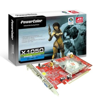 RADEON x1050 256MB PowerColor 128bit PCI Express