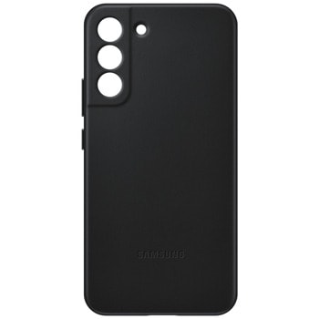 Samsung S22+ S906 Leather Cover Black