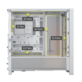Corsair Frame 4000D RS ARGB White CC-9011297-WW