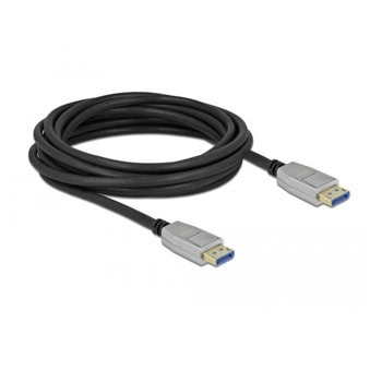 Кабел Delock 80268, от DisplayPort(м) към DisplayPort(м), 8K@60Hz, 5m, черен | JAR Computers кабел delock 80268