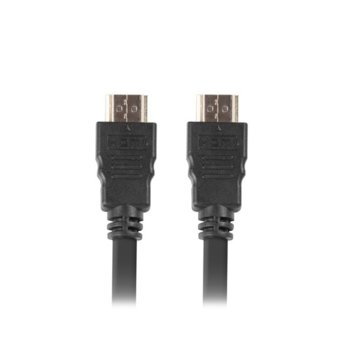 Кабел Lanberg CA-HDMI-10CC-0200-BK, HDMI(м) към HDMI(м), V1.4, 20m, черен | JAR Computers Lanberg CA-HDMI-10CC-0200-BK