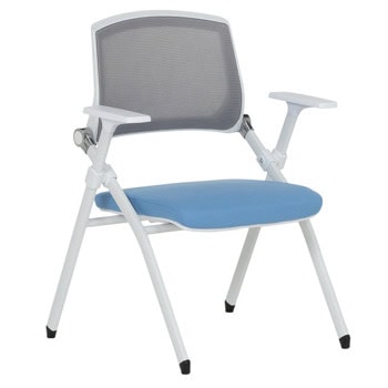 Посетителски стол Carmen 1706-1, до 150кг, дамаска, сгъваем, син | JAR Computers Carmen 1706-1 - син