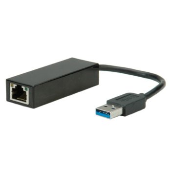 Мрежови адаптер Roline 12.99.1105, USB3.0(м) към RJ-45 (ж), 1000Mbps | JAR Computers Roline USB3.0 to to RJ-45(ж) 12.99.1105