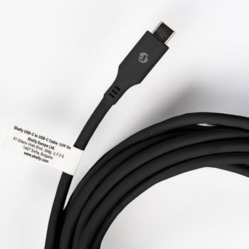 Shelly USB-C to USB-C 100W 5m Black