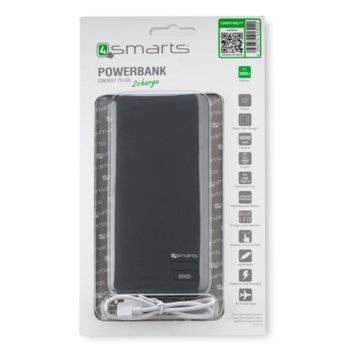 4smarts Duos Slim Power Bank 6600 mAh 24070