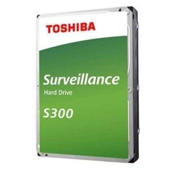 Твърд диск 4TB Toshiba S300 Surveillance, SATA 6Gb/s, 5400 rpm, 128MB, 3.5" (8.89cm), | JAR Computers Toshiba S300 Surveillance 4TB HDWT740UZSVA
