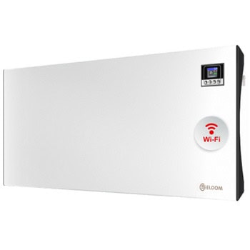 Конвектор Елдом RH02W25W-W(WI-FI), 2500W, седмичен програматор, LED дисплей, Wi-Fi контрол, бял | JAR Computers Елдом RH02W25W-W(WI-FI)