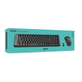 Logitech Wireless Desktop MK220 Разопакован продук