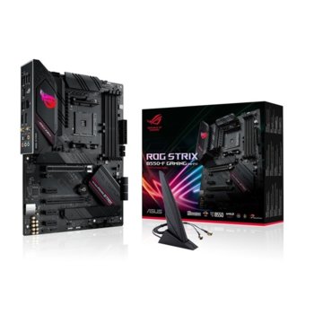 Дънна платка Asus ROG STRIX B550-F GAMING (WI-FI), B550, AM4, PCI-E 4.0, (DP&HDMI)(CFX), 6x SATA3 6.0 Gb/s, 2x M.2, 1x USB 3.2 Gen2 Type-C, ATX | JAR Computers Asus ROG STRIX B550-F GAMING WI-FI