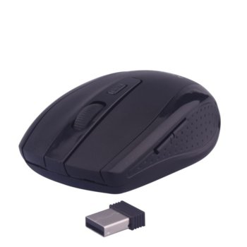 Мишка Makki MSX-005, оптична, (1600 dpi), безжична, USB, черна | JAR Computers Makki MSX-005