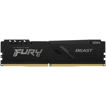 Памет 16GB DDR4 3200MT/s, Kingston HyperX FURY Beast Black (KF432C16BB/16), 1.2V | JAR Computers Kingston KF432C16BB/16