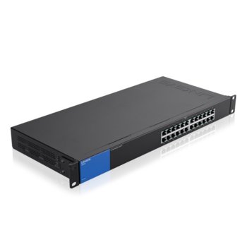 Суич Linksys LGS124, 1000Mbps, 24-Port | JAR Computers Switch Linksys LGS124