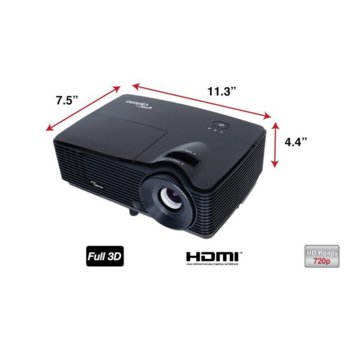 Optoma H181X DLP Projector Full 3D