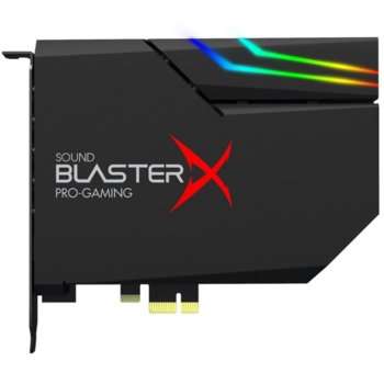 Звукова карта Creative Sound BlasterX AE-5, 7.1, PCI-E, DAC + RGB Aurora Lighting, 5x 3.5мм жака image