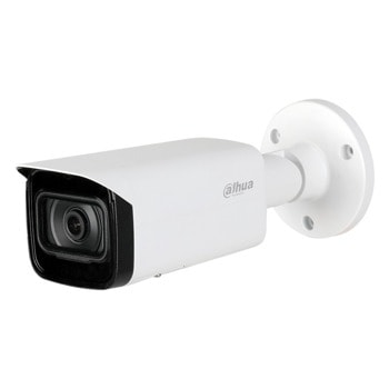 IP камера Dahua IPC-HFW5241T-ASE-0280B, насочена "bullet" камера, 2MP Mpix(1920x1080@25FPS), 2.8mm обектив, H.265/H.264B/H.264H/H.264/MJPEG, IR осветеност (до 80 метра), външна IP67/IK10, PoE, RJ-45, SD карта до 256 GB | JAR Computers Dahua IPC-HFW5241T-ASE-0280B