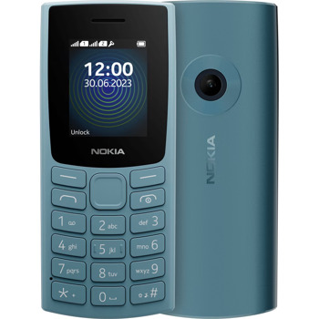 GSM Nokia 110 (2023)(син), поддържа 2 SIM карти, 1.8" (4.57 cm) TFT дисплей, QVGA камера, 79g | JAR Computers Nokia 110 2023 BLUE 1GF019FPG3L01
