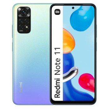 Смартфон Xiaomi Redmi Note 11 (син), поддържа 2 sim карти, 6.43" (16.33 cm) Full HD+ AMOLED 90Hz дисплей, осемядрен Snapdragon 680 2.4 GHz, 6GB RAM, 128GB Flash памет (microSD слот), 50.0 + 8.0 + 2.0 + 2.0 & 13.0 MPix камера, Android | JAR Computers XIAOMI Redmi Note 11 6+128 GB Star Blue MZB0AO8EU