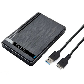 Кутия 2.5"(6.35 см), за 2.5" (6.35 см) HDD/SSD, SATA, USB 3.0, черна | JAR Computers 2.5" HDD Case SATA USB 3.0 733533