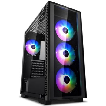 Кутия DeepCool MATREXX 50 ADD-RGB 4F, ATX, 1 x USB3.0, RGB, черна, без захранване | JAR Computers DeepCool кутия Case EATX MATREXX 50 ADD-RGB 4F