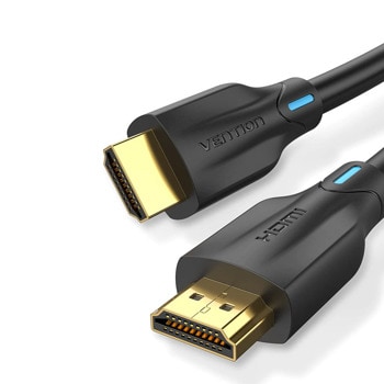 Кабел Vention AANBJ, от HDMI 2.1(м) към HDMI 2.1(м), 5m, dynamic HDR, черен | JAR Computers кабел vention AANBJ hdmi 2.1(м) to hdmi 2.1(м) 5m