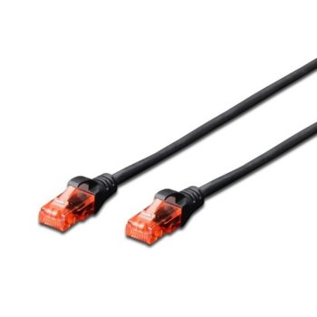 Пач кабел UTP Cat.6 1m черен DK-1617-010/BL
