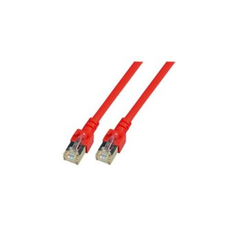 Пач кабел FTP EFB Elektronik, 5m, Cat 5E, червен | JAR Computers EFB Elektronik RJ45 F/UTP Cat.5e 5m red K5464.5