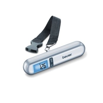 Кантар за багаж Beurer LS 06 73212, LCD дисплей, от 10g до 40kg, сив | JAR Computers Кантар за багаж Beurer LS 06 73212