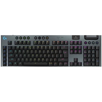 Клавиатура Logitech G915 X LIGHTSPEED Linear (920-012698), жична/безжична, механична, Linear суичове, RGB подсветка, гейминг, US Layout, черна, USB, Bluetooth | JAR Computers Logitech G915 X LIGHTSPEED Linear 920-012698