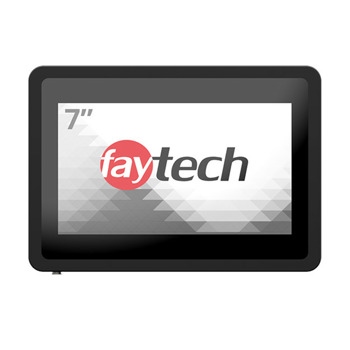 Индустриален тъч монитор Faytech 4010077700 FT07TMCAPOB, 7" (68.58 cm) WSVGA сензорен дисплей, DisplayPort, HDMI, VGA, RS232 | JAR Computers FAYTECH 4010077700 FT07TMCAPOB